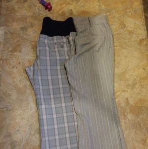 Maternity Patterned Dress Pants